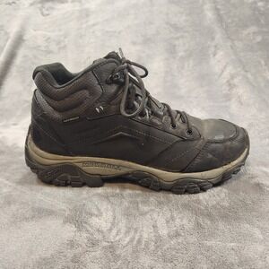Merrell Boot Mens 12 Black Moab Adventure Mid Waterproof Hiking Walking Gorpcore